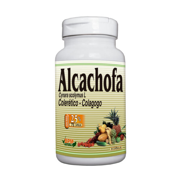 Alcachofa 500 Mg 50 Capsulas + 25 Capsulas Freshly