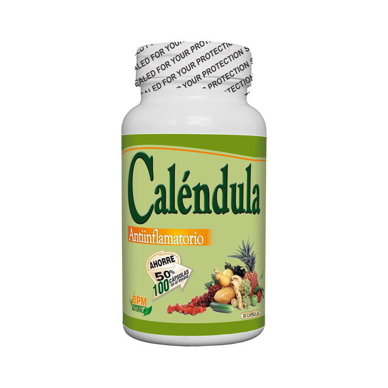 Calendula 300 Mg 50 Capsulas + 50 Capsulas Freshly
