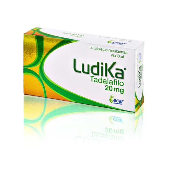 Ludika Tadalafilo 20 Mg 4 Tabletas