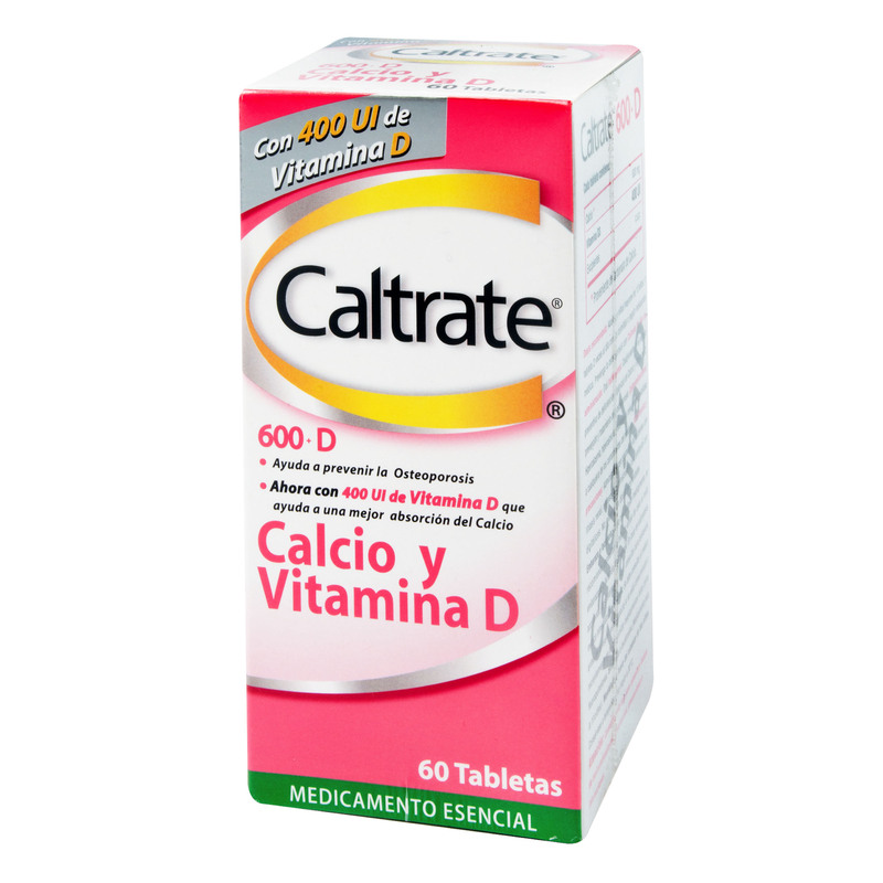 Caltrate D 600 Mg 400 Ui 60 Tabletas
