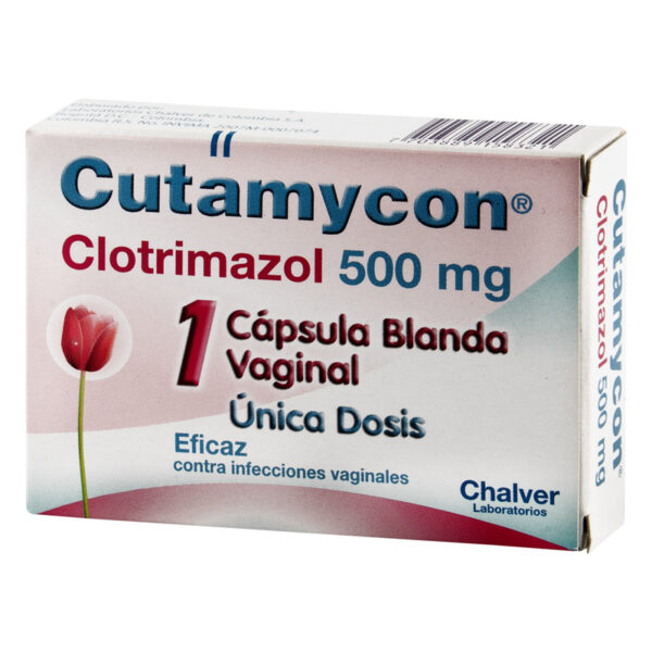 Cutamycon 500 Mg 1 Capsula Blanda Vaginal