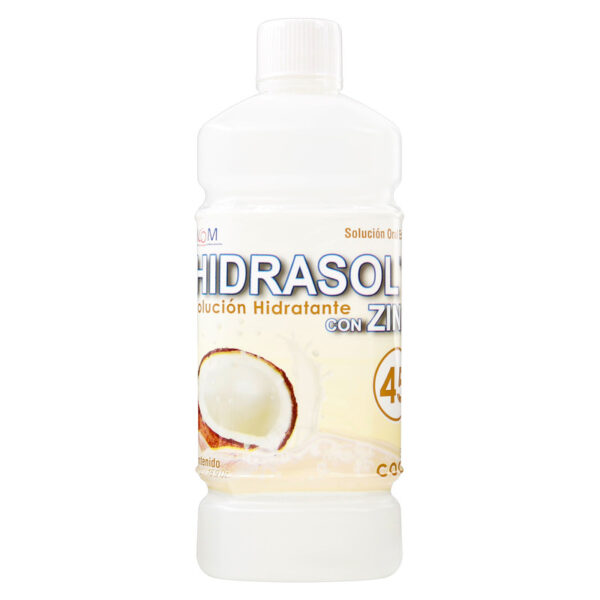 Hidrasol 45 Zinc Coco 500 Ml Suero Oral Icom