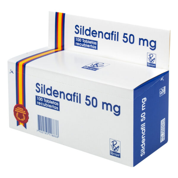 Sildenafil 50 Mg 100 Tabletas Rc
