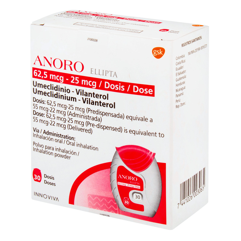 Anoro Ellipta 62.5 Mcg 30 Dosis