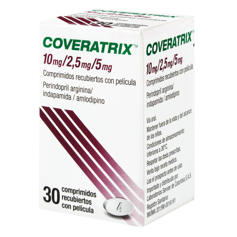 Coveratrix 10mg/2.5mg/5mg 30 Tabletas