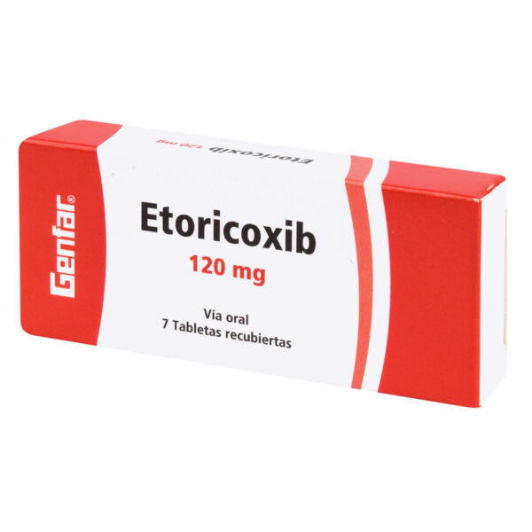 Etoricoxib 120 Mg 7 Tabletas Gf