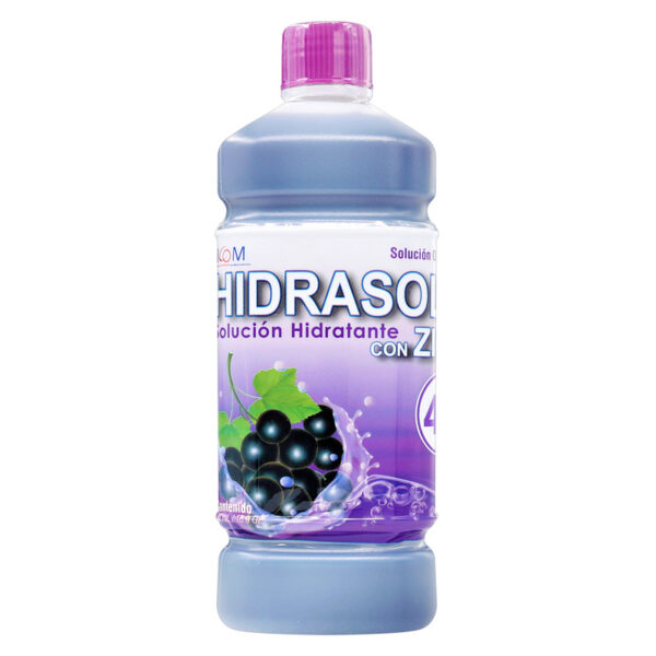 Hidrasol 45 Zinc Uva 500 Ml Suero Oral Icom