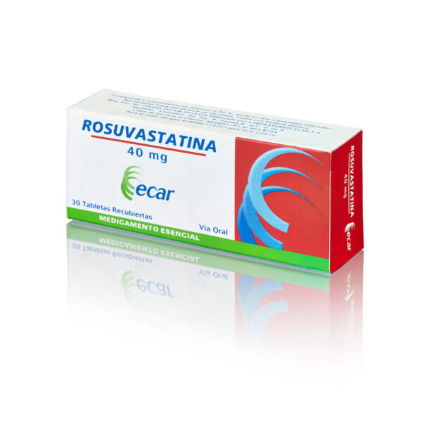 Rosuvastatina 40mg 30 Tabletas Ecar