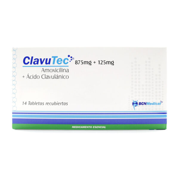 Clavutec 875 Mg 14 Tabletas