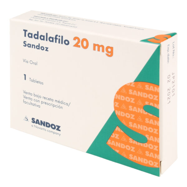 Tadalafilo 20mg 1 Tableta Sz