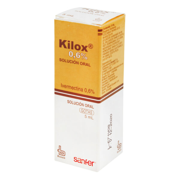 Kilox Ivermectina 0.6% Gotas 5 Ml