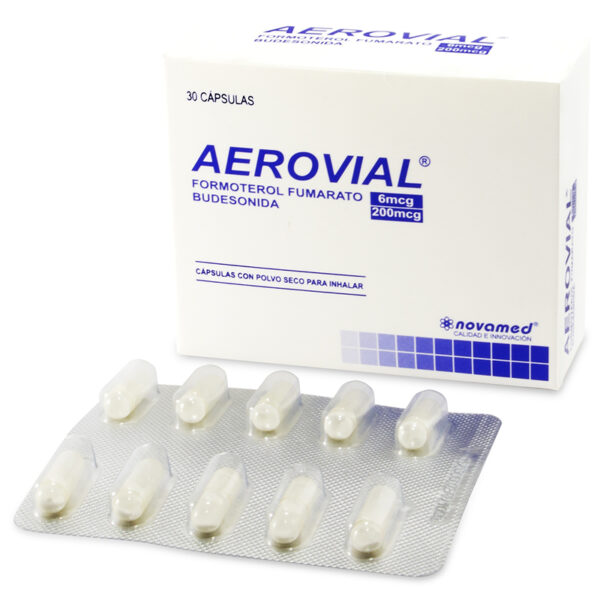 Aerovial 200mcg 30 capsulas Sin Inhalador