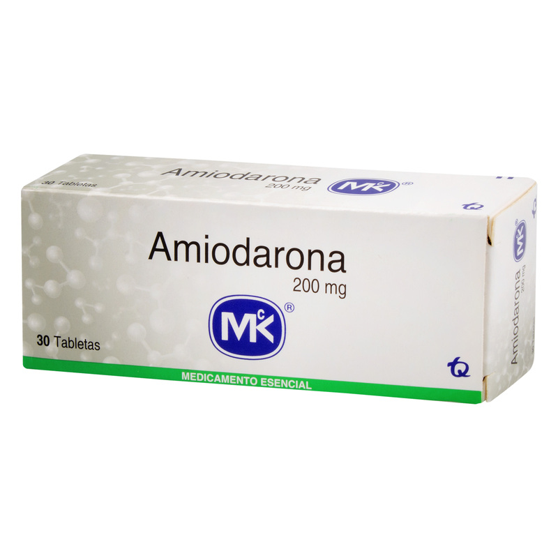 Amiodarona 200 Mg 30 Tabletas Mk