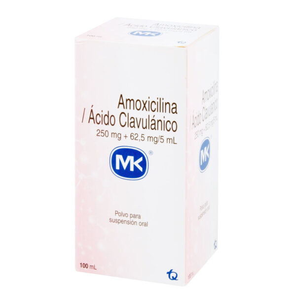 Amoxicilina 250 Mg+Acido Clavulanico 62.5 Mg 100 Ml Mk