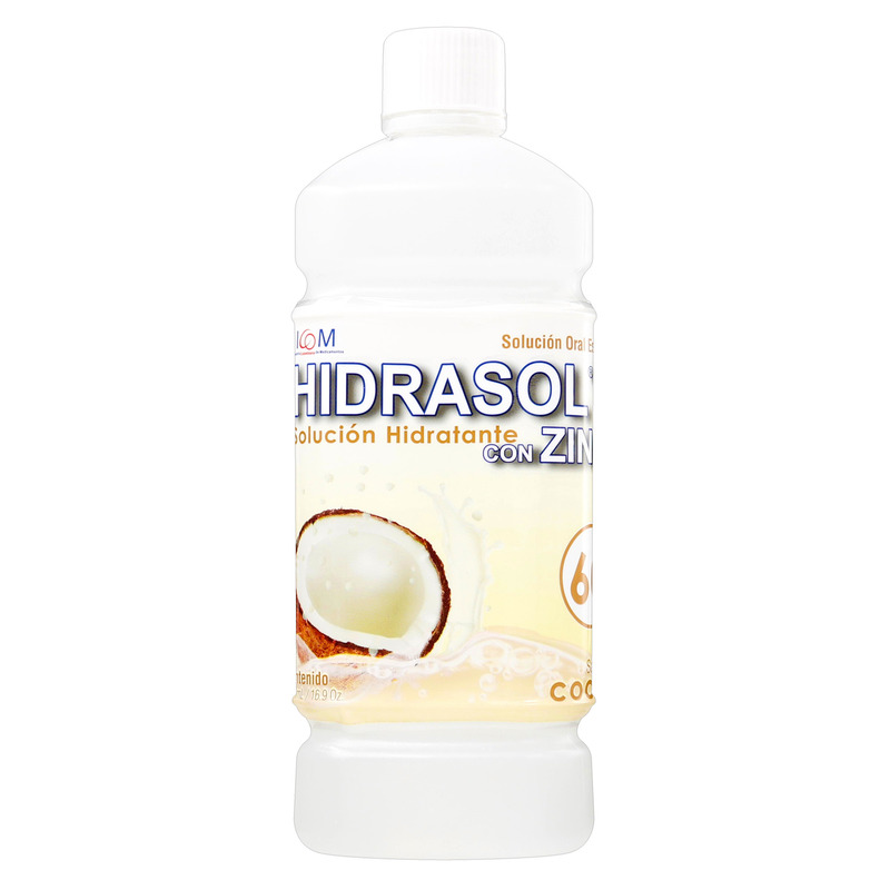 Hidrasol 60 Zinc Coco 500 Ml Suero Oral Icom