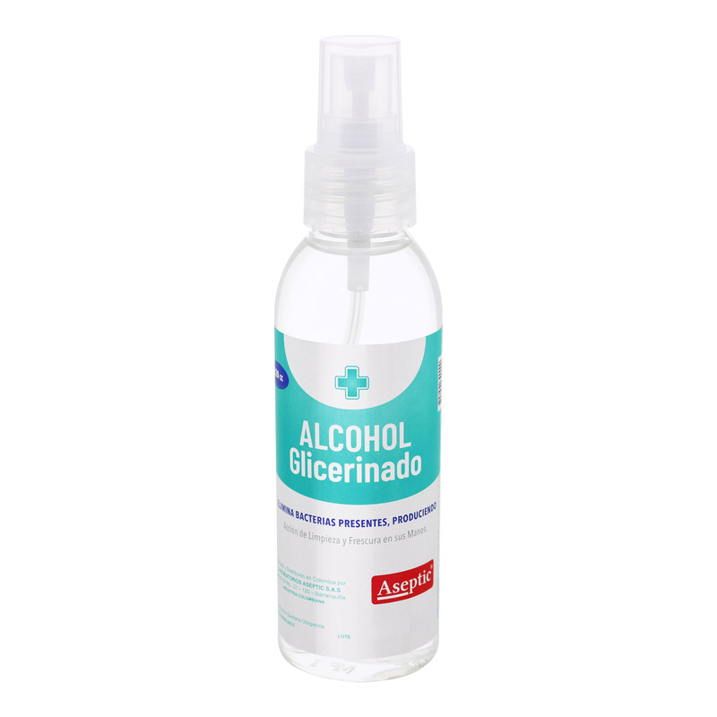 Alcohol Aseptic Glicerinado 120 Ml