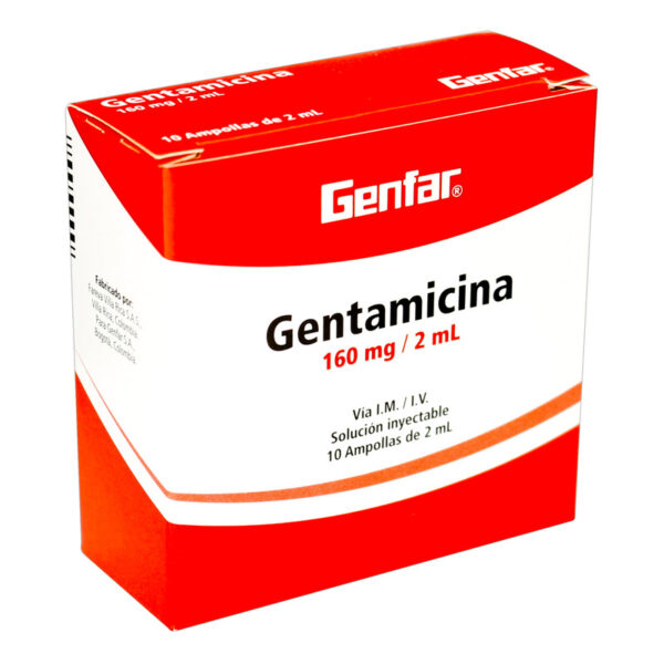 Gentamicina 160mg/2ml 10 Ampolla Gf