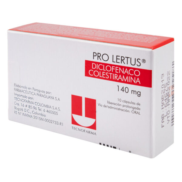Prolertus 140 Mg 10 Capsulas