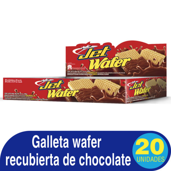 Galletas Wafer Jet Vainilla 20 Und