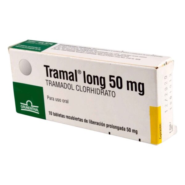 Tramal Long 50 Mg Retard 10 Tabletas