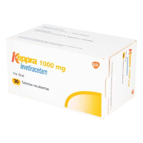 Keppra 1000mg 30 Tabletas