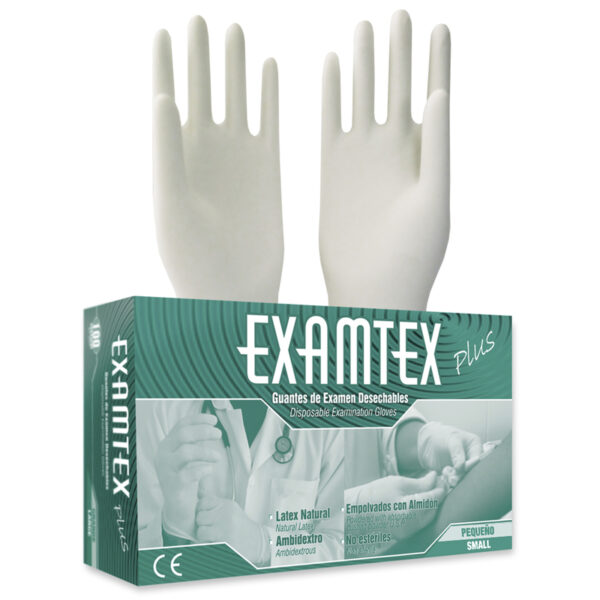 Guante Examtex Protex 100 Unidades Talla S