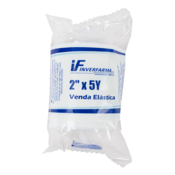 Venda Elastica Blanca 2x5 Inverfarma