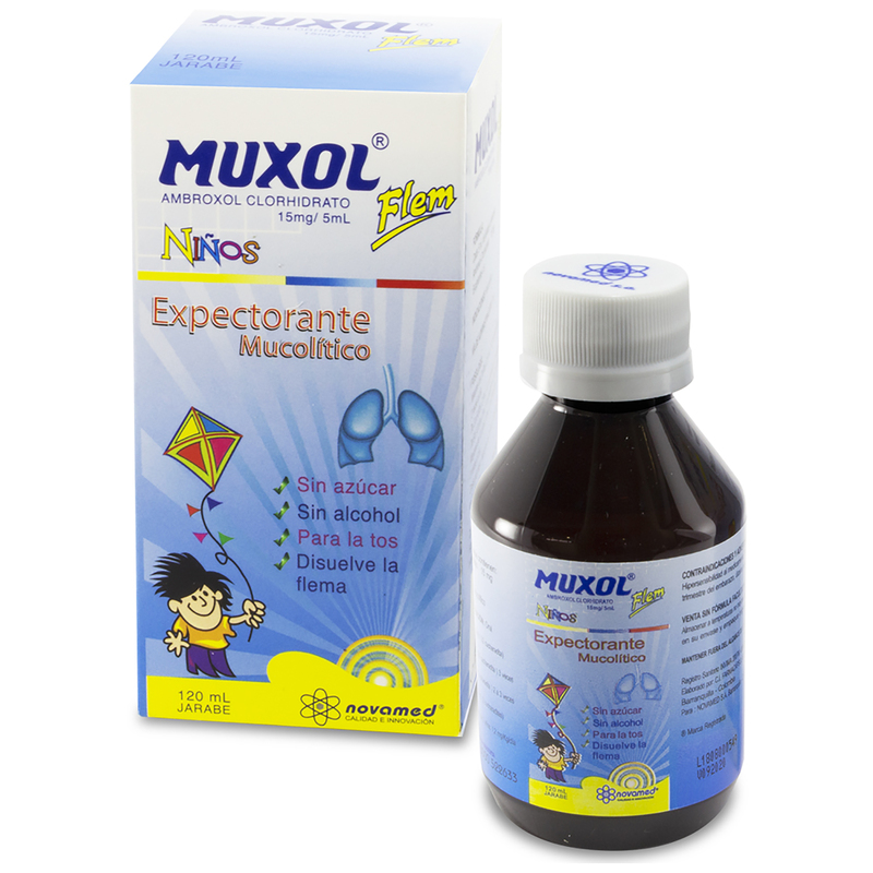 Muxol Flem Niños Jarabe 120 Ml