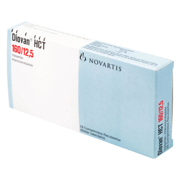 Diovan Hct 160/12.5 Mg 28 Tabletas