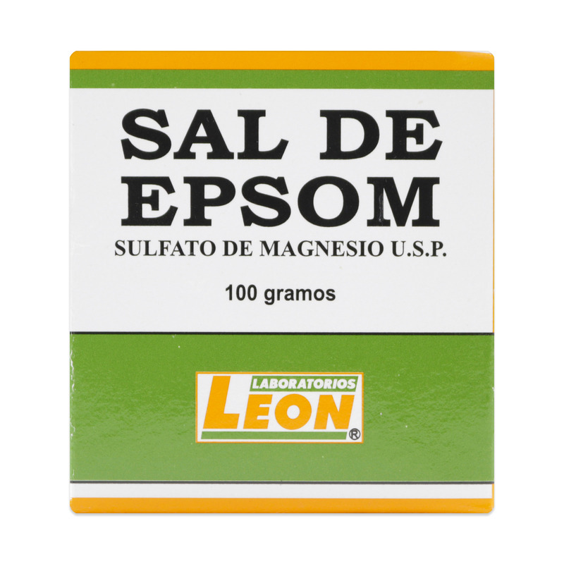 Sal De Epsom Caja 100 Gm Leon