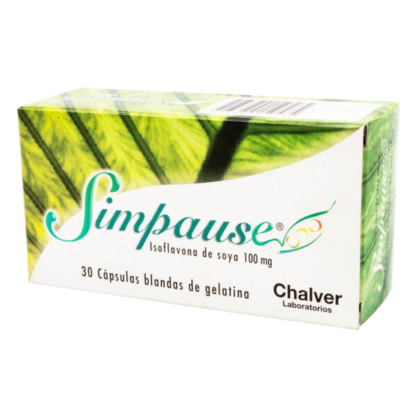 Simpause 100 Mg 30 Capsulas Blandas Gel