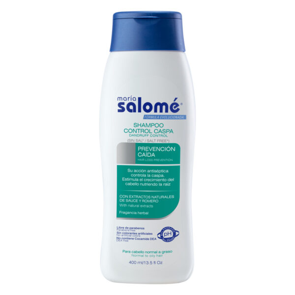Champu Maria Salome Control Caspa Sin Sal 400 Ml