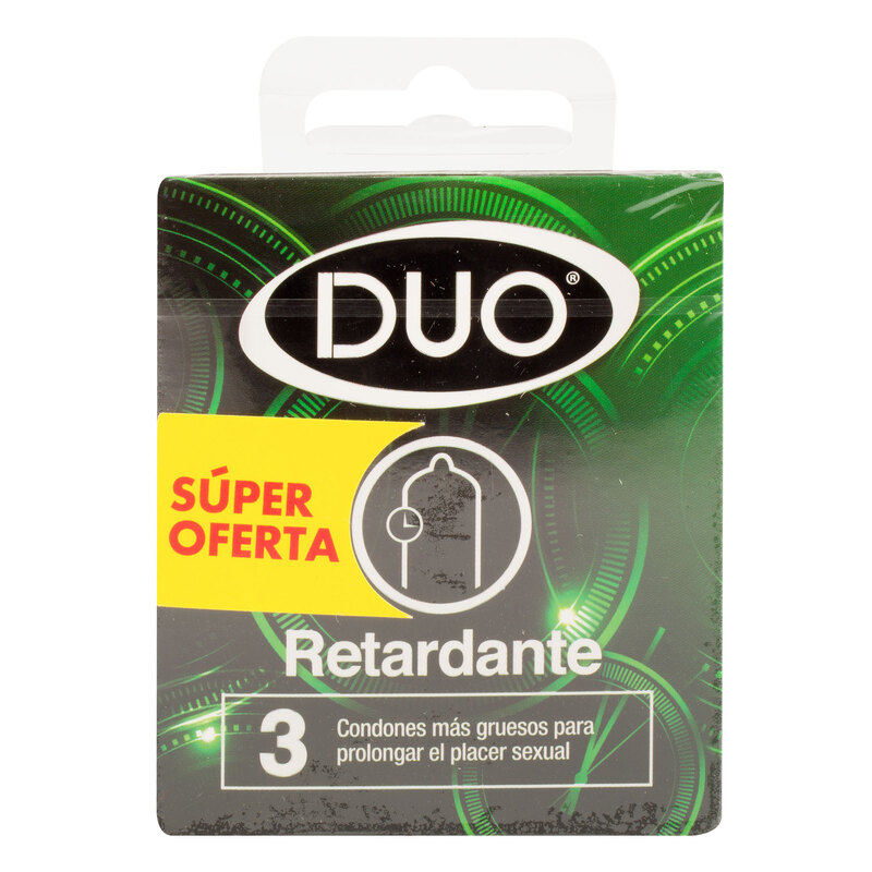 Preservativo Duo Retardante 3 Unidades Super Oferta