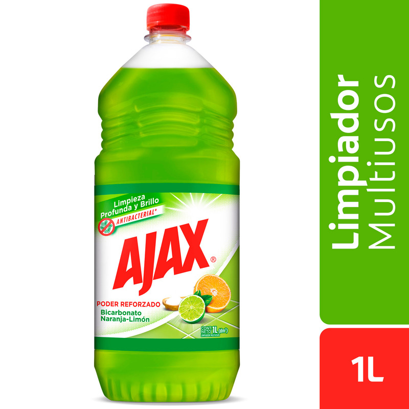 Ajax Bicarbonato Naranja Limon 1000 Ml