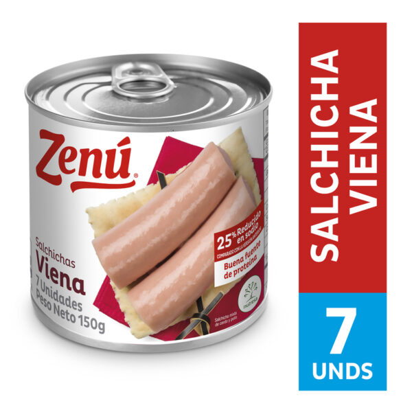 Salchicha Viena Zenu 150 Gr