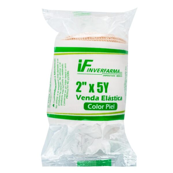 Venda Elastica Color Piel 2x5 Inverfarma