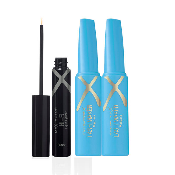 2 Pestanina Lash Maker Negra+Delineador Negro Precio Especial