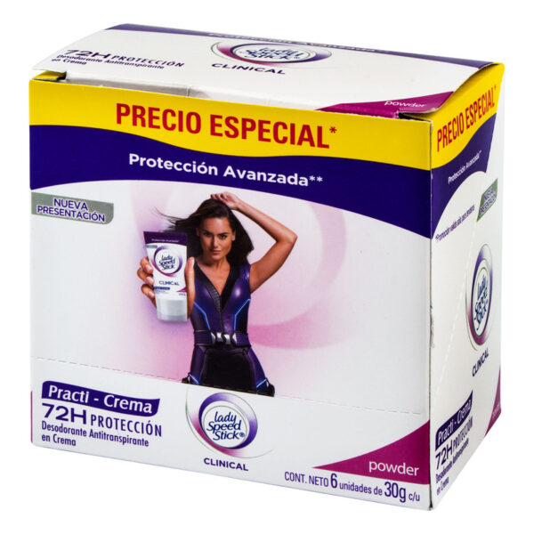 Desodorante Lady Speed Stick Clinical Practi Crema 30gr 6 unidades Precio Especial