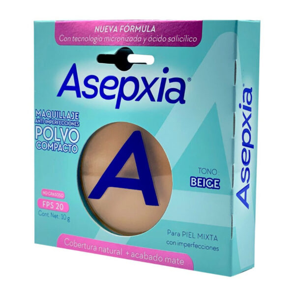 Polvo Compacto Asepxia Bb Beige Mate
