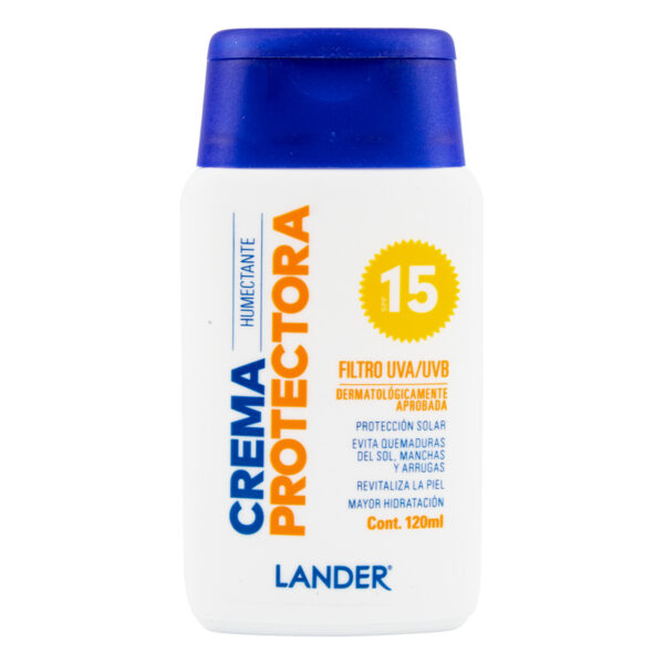 Crema Protectora Lander Spf 15 120 Ml