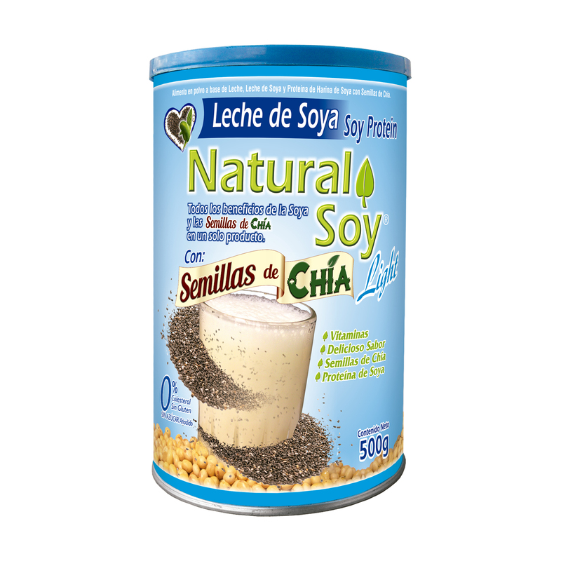 Leche De Soya Natural Soy Semilla Chia 500 Gr