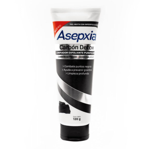 Asepxia Carbon Gel Exfoliacion 120 Gr