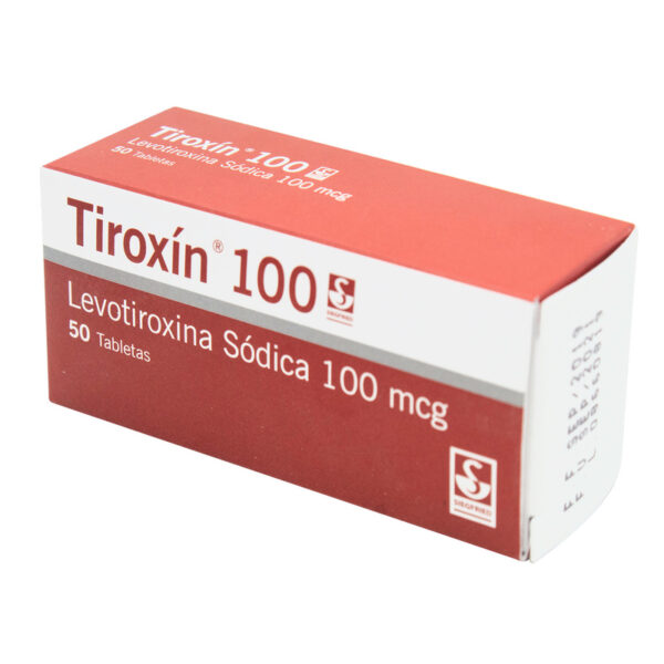 Tiroxin 100 Mcg 50 Tabletas