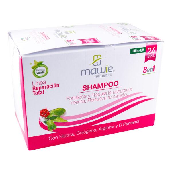 Champu Reparacion Mawie 8 En 1 30 Ml 24 Sobres