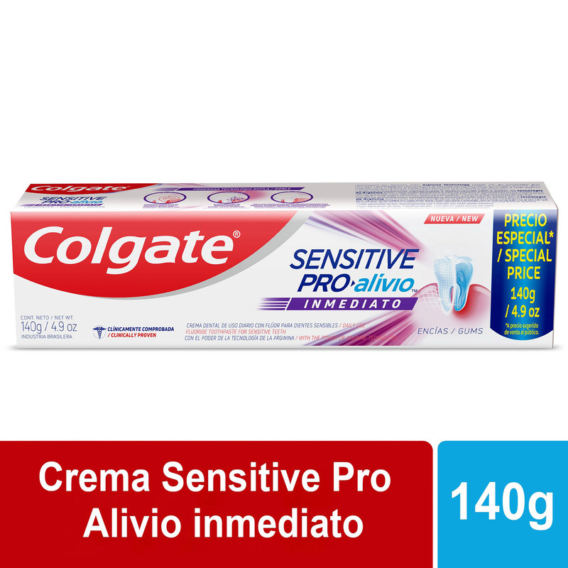 Crema Dental Colgate Sensitive Pro Alivio140 G / 93 Ml