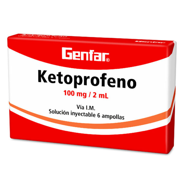 Ketoprofeno 100 Mg 6 Ampollas Gf