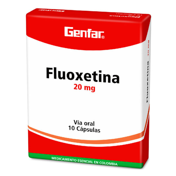 Fluoxetina 20 Mg 10 Capsulas Gf