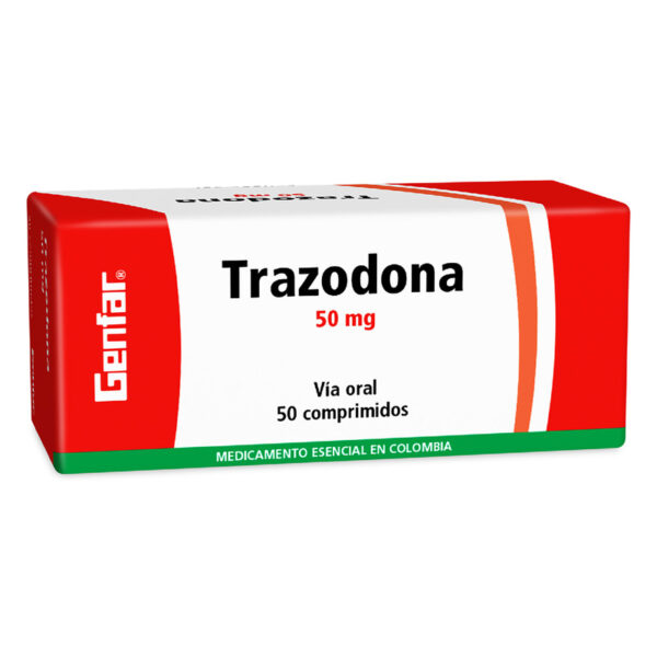 Trazodona 50 Mg 50 Tabletas Gf