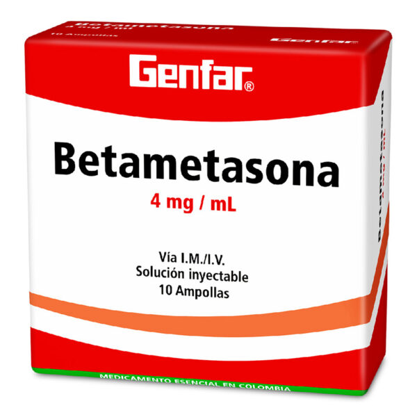 Betametasona 4 Mg 1 Ml 10 Ampollas Gf