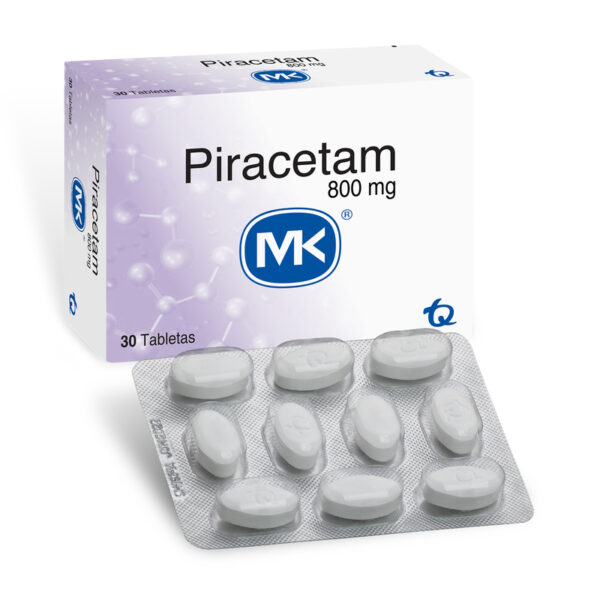 Piracetam 800 Mg 30 Tabletas Mk